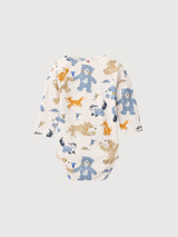 Long-sleeved wrap bodysuit GOTS | People Wear Organic