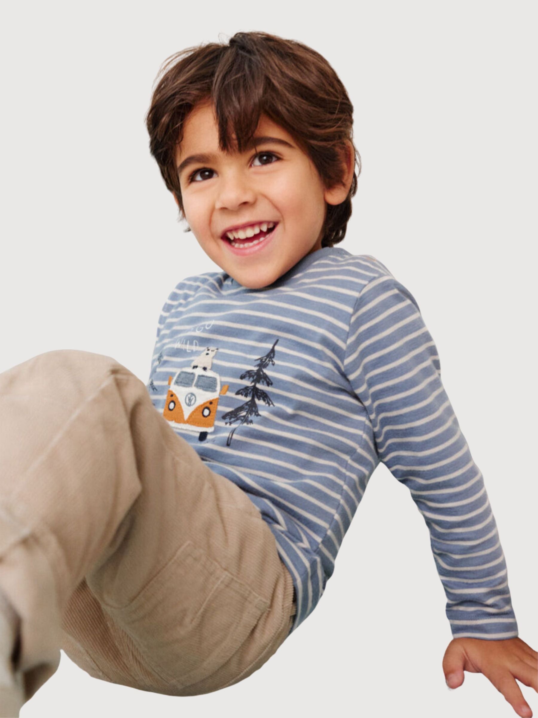 Langarm-Shirt GOTS Rauchblau | PEOPLE WEAR ORGANIC