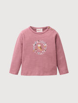 Long-sleeved shirt GOTS Dark Mauve | People Wear Organic