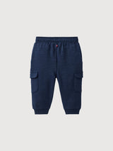 Cargo Sweatpants GOTS Dark Blue | People Wear Organic