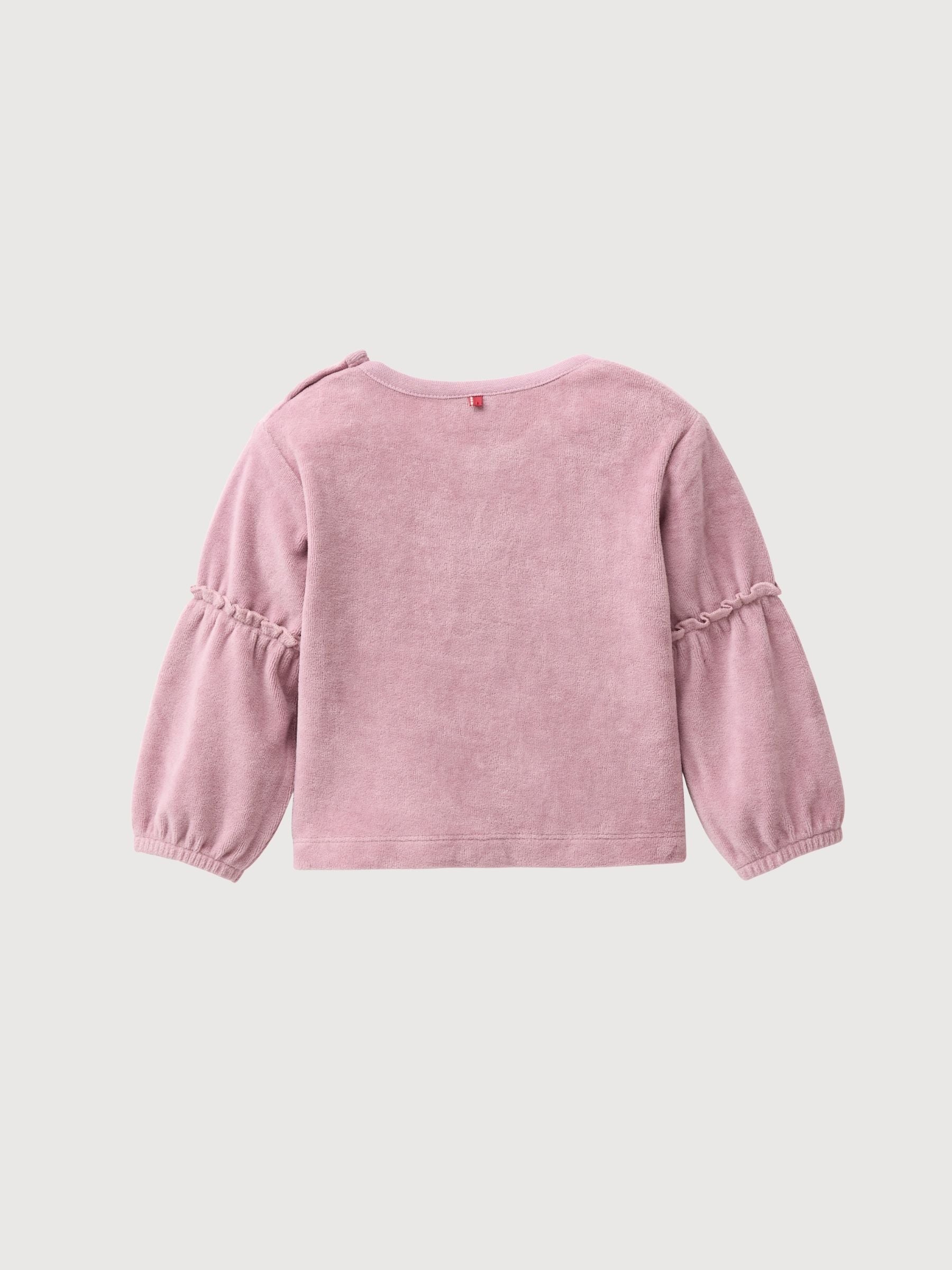 Maglione in felpa GOTS malva | People Wear Organic
