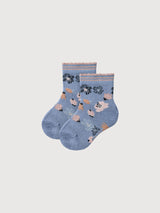2er-Pack Frottee-Socken GOTS Rauchenblau mix | People Wear Organic