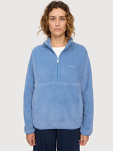 Jacket Fleece Half Zip Blue Man | Mazine