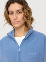 Jacket Fleece Half Zip Blue Man | Mazine