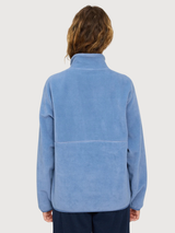 Jacket Fleece Half Zip Blue Man | Mazine