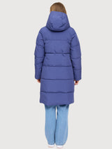 Coat Basic Puffer Blue Woman | Mazine