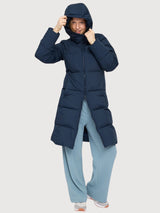 Coat Basic Puffer Dark Blue Woman | Mazine
