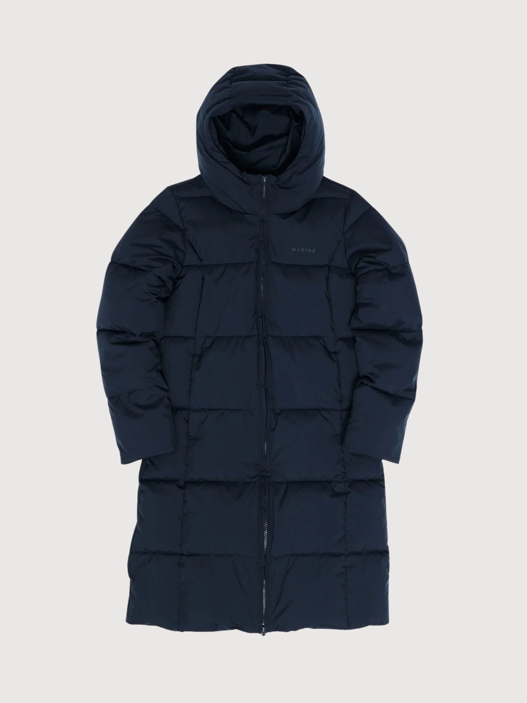 Coat Basic Puffer Dark Blue Woman | Mazine