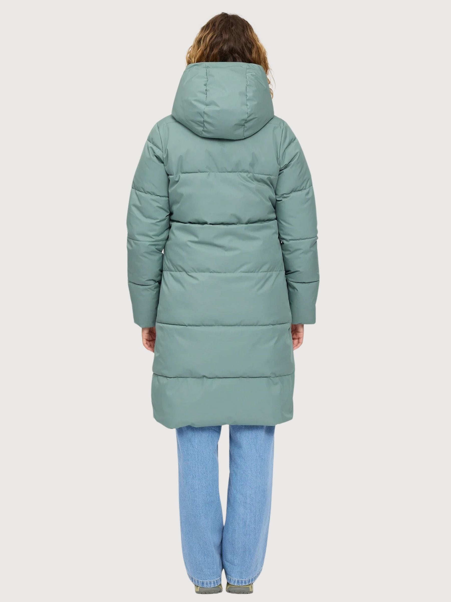 Basic Puffer Mantel Grün | Mazine