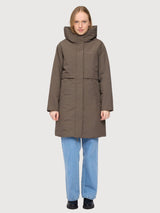Parka Basic Padded Brown Woman | Mazine
