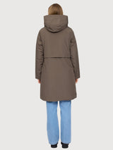 Parka Basic Padded Brown Woman | Mazine
