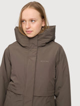 Parka Basic Padded Brown Woman | Mazine