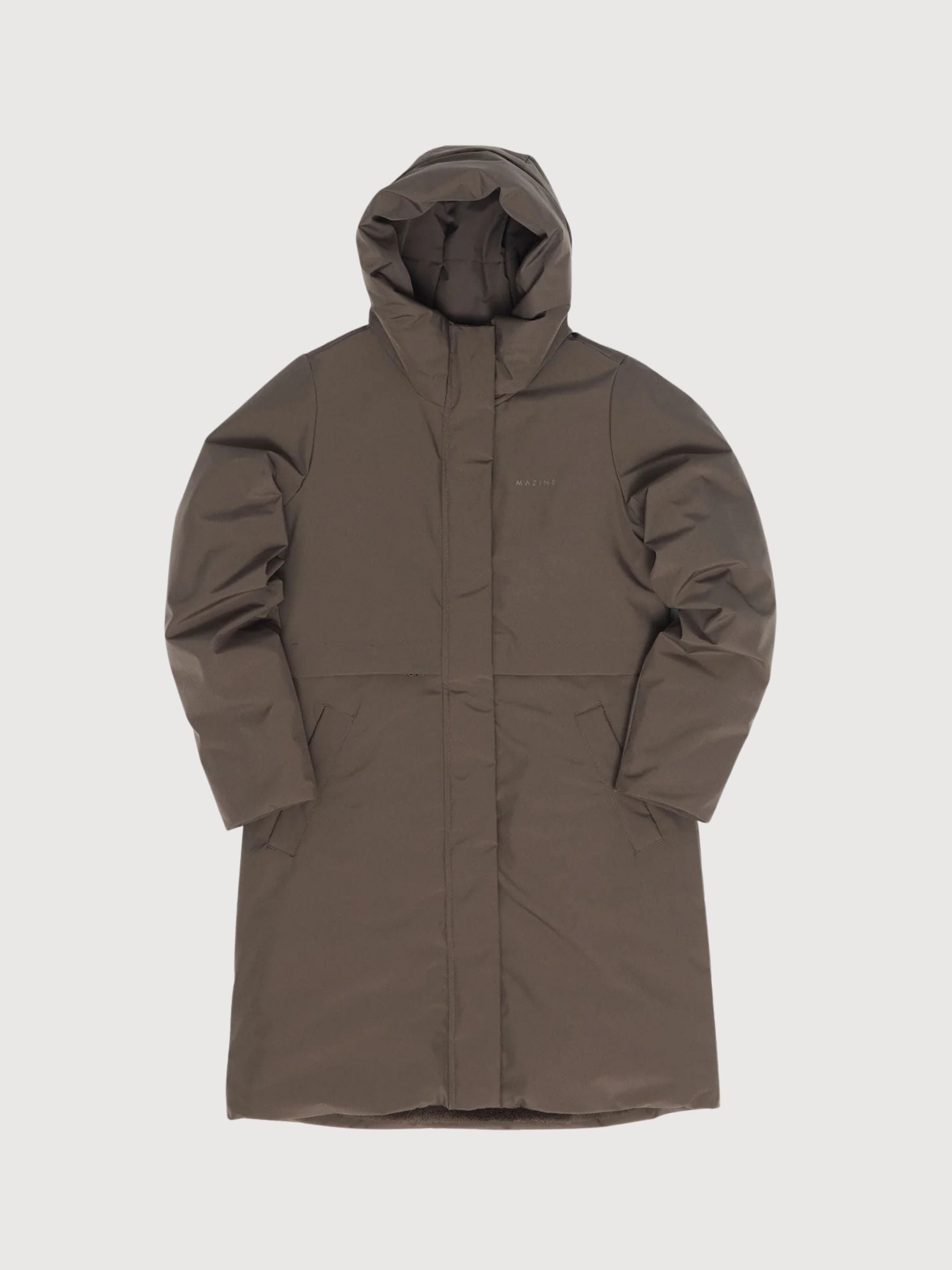 Parka Basic Padded Brown Woman | Mazine