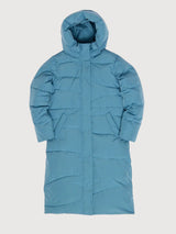 Waves Quilt Puffer Coat Storm Blue | Mazine