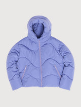 Waves Quilt Short Jacke Lila |Mazine
