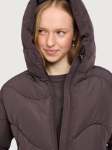 Jacket Waves Short Puffer Purple Woman | Mazine