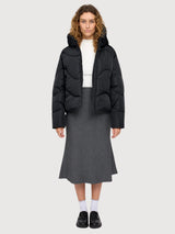 Waves Quilt Short Jacke in Schwarz | Mazine