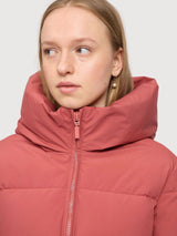 Jacket Basic Mid Length Dark Red Woman | Mazine