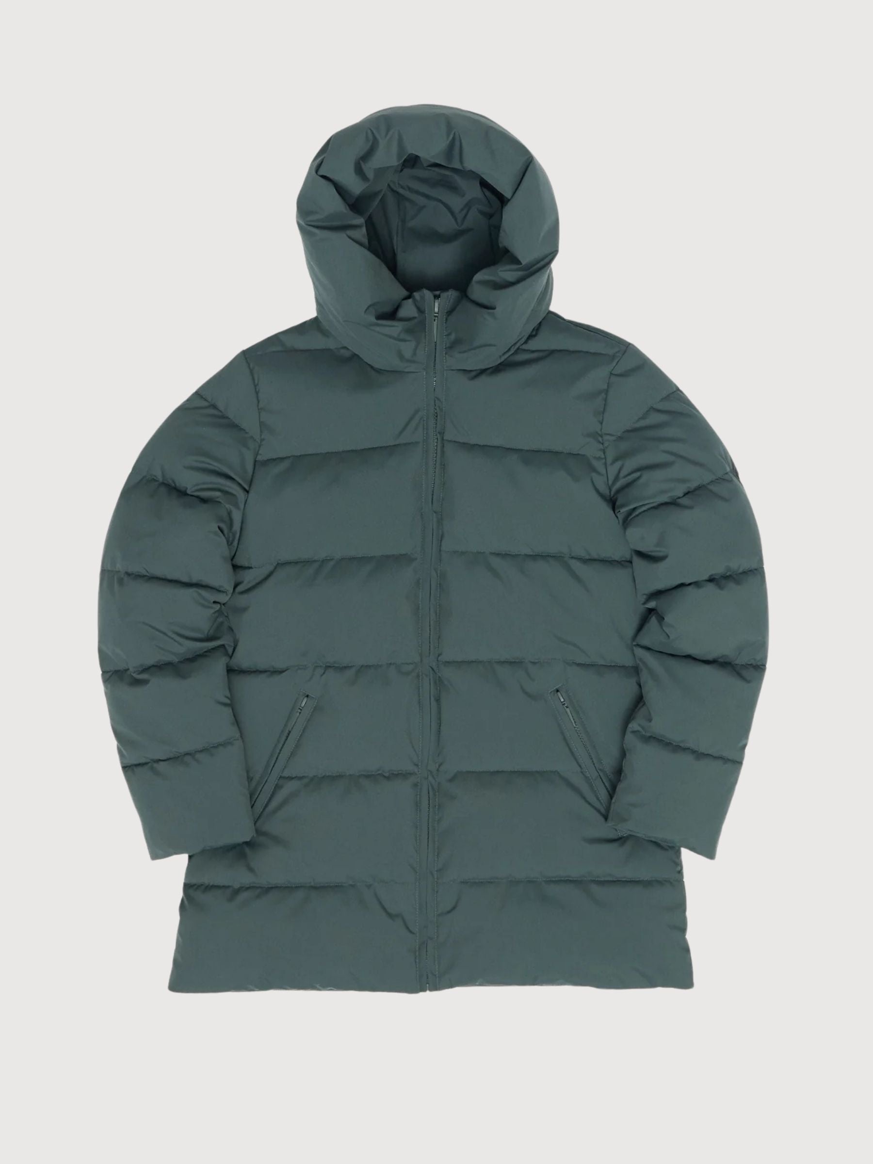 Giacca Basic Media Lunghezza Verde Scuro Donna | Mazine