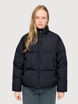 Loose Fit Puffer Jacket Black | Mazine