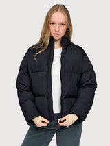 Loose Fit Puffer Jacket Black | Mazine