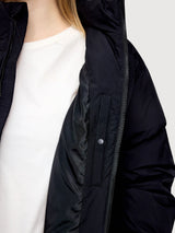 Loose Fit Puffer Jacket Black | Mazine