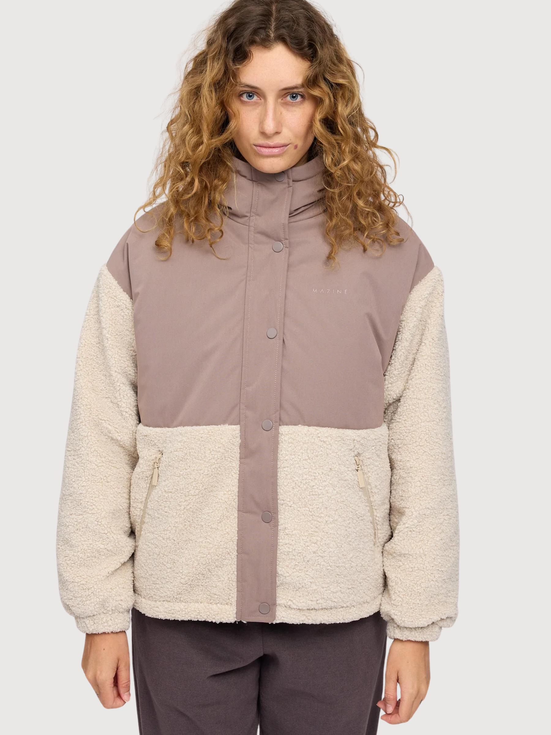 Giacca Tessuto Blocking Multicolore Donna | Mazine