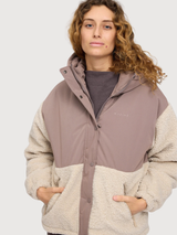 Giacca Tessuto Blocking Multicolore Donna | Mazine