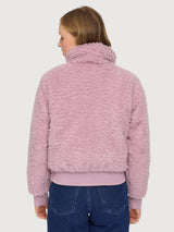 Jacket Faux Fur Light Pink Woman | Mazine
