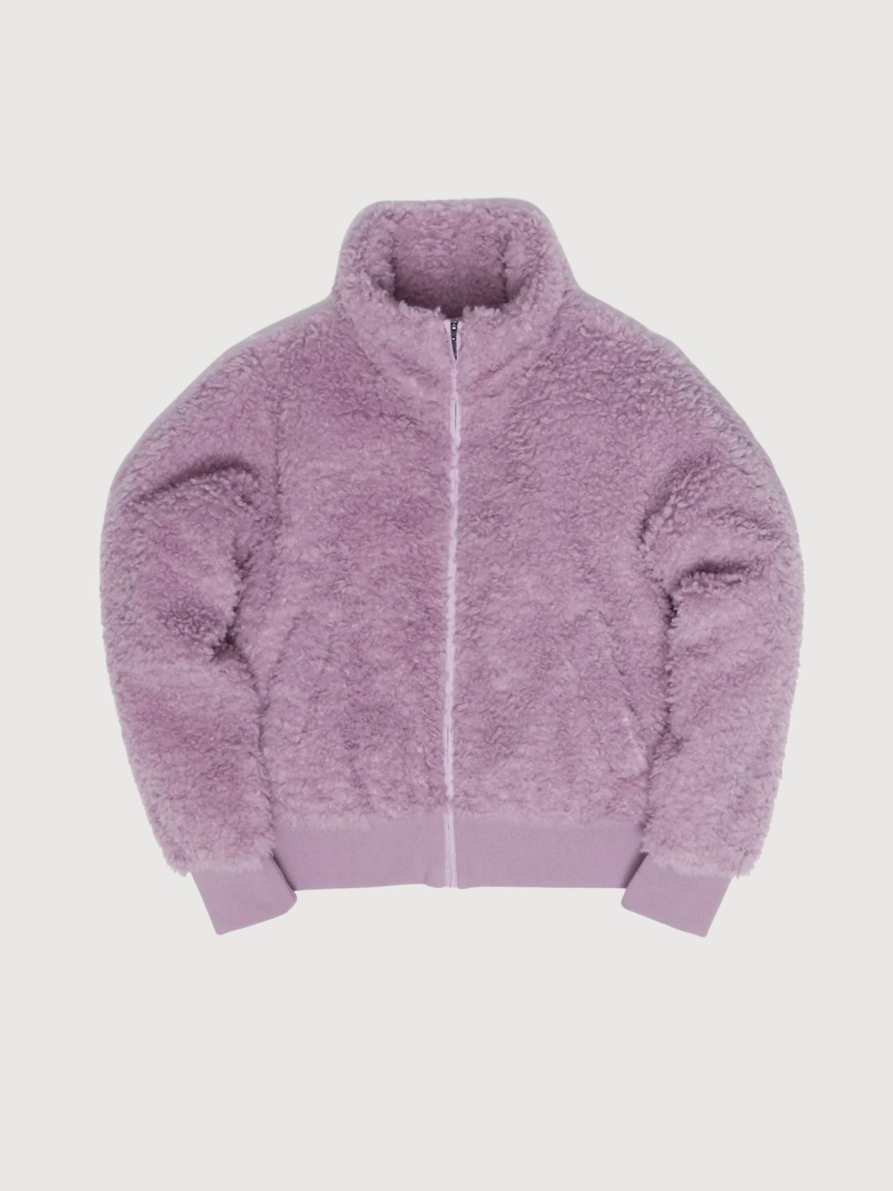 Jacket Faux Fur Light Pink Woman | Mazine