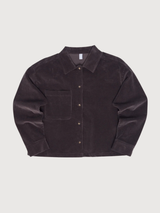 Hemdtasche Cord Lila Frau Baumwolle | Mazine