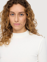 Longsleeve Cotton Turtleneck White Woman | Mazine
