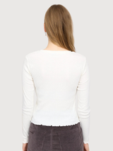 Babylock Hems Longsleeve Offwhite | Mazine