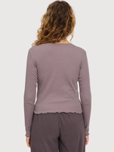 Longsleeve Babylock Hems Brown Woman | Mazine