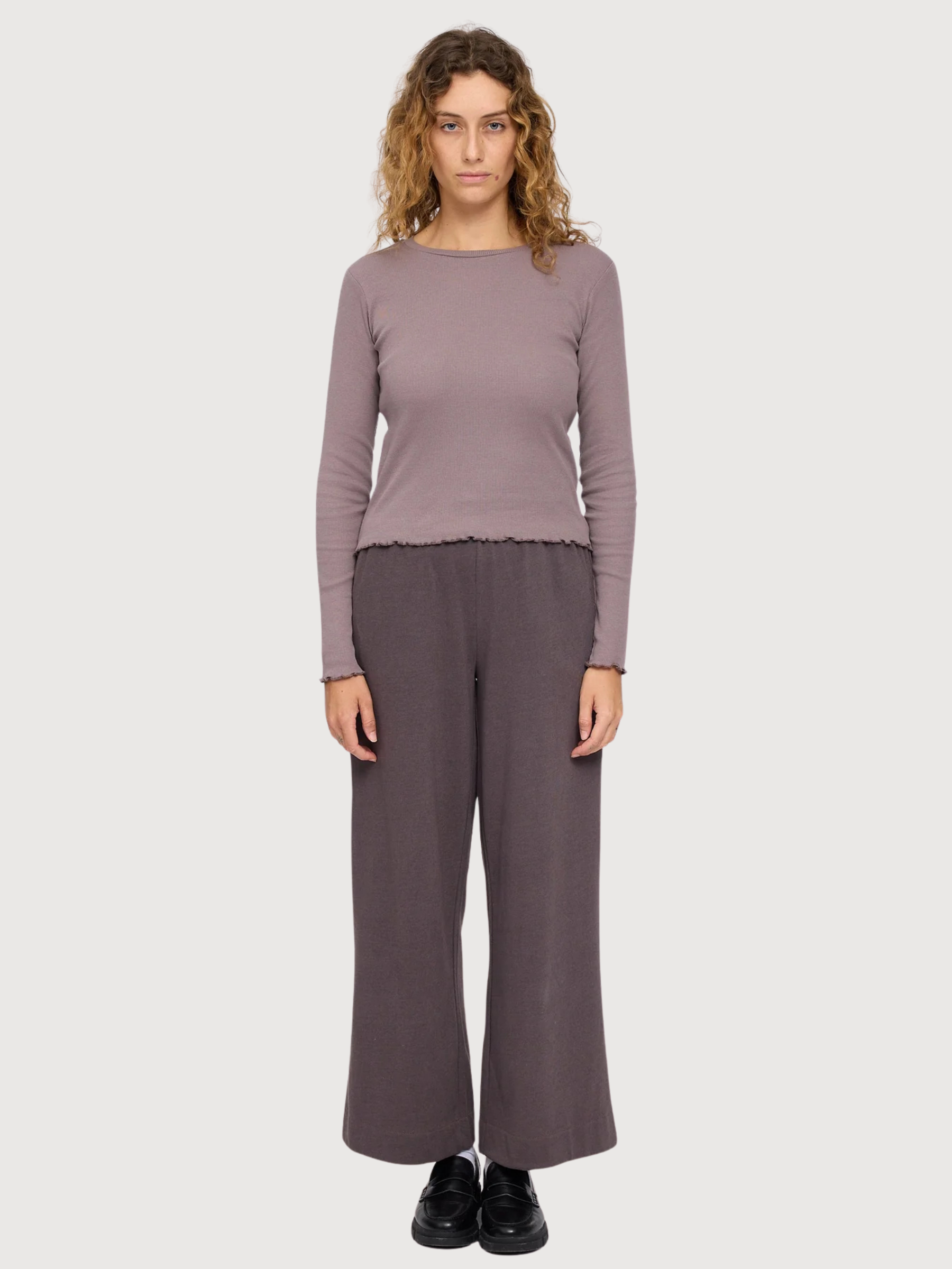 Longsleeve Babylock Hems Brown Woman | Mazine