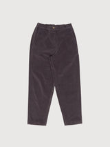 Trouser Corduroy Dark Purple Woman Cotton | Mazine