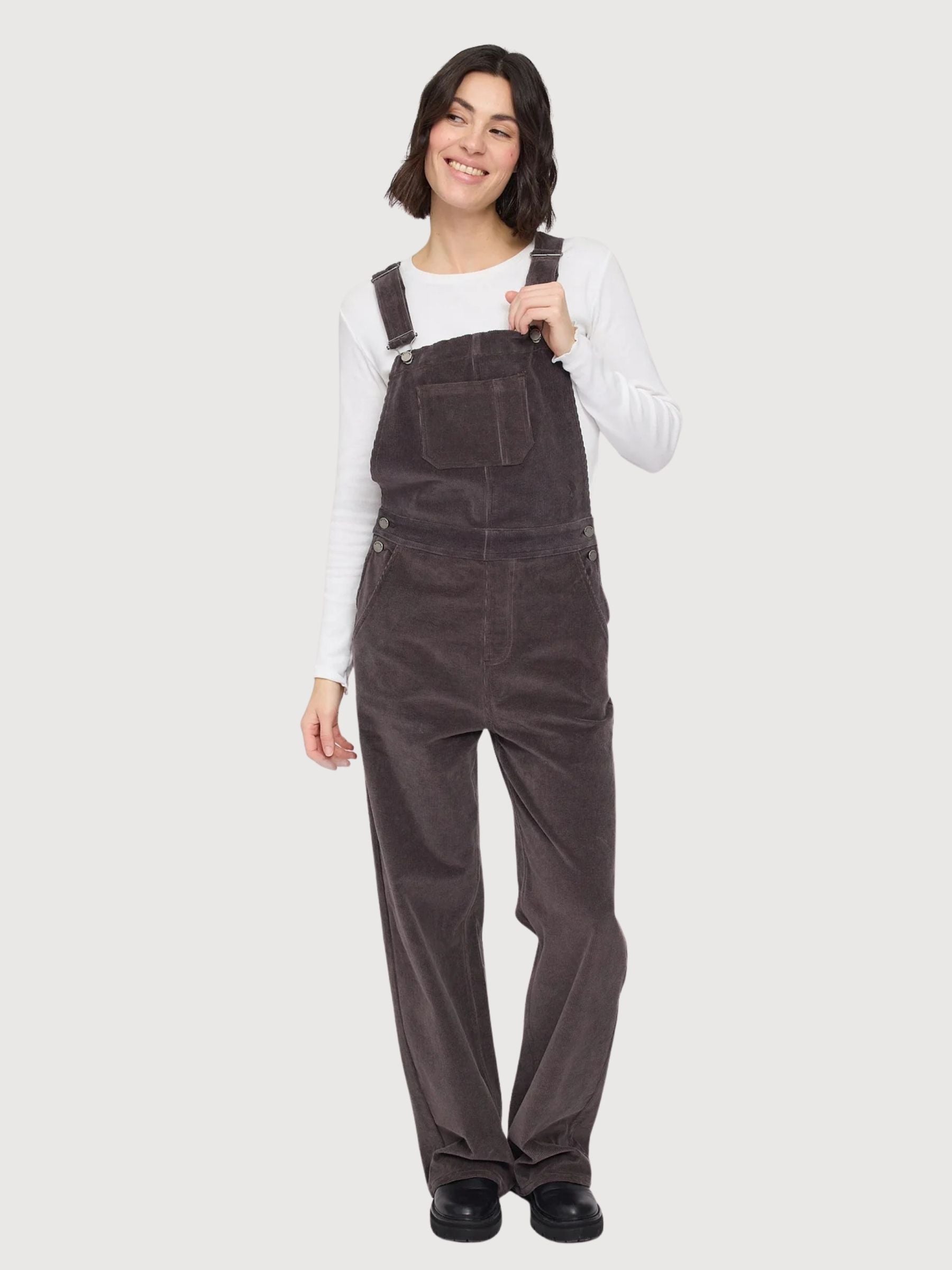 Mazine Corguroy Jumpsuit in Dunkelviolett |