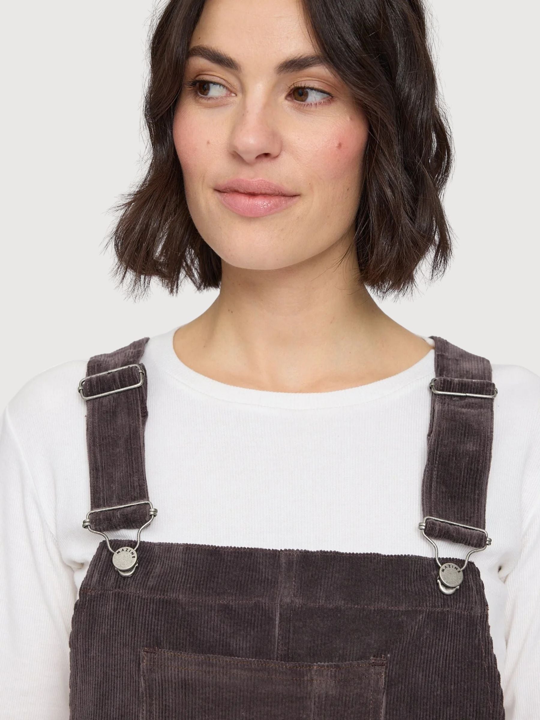 Mazine Corguroy Jumpsuit in Dunkelviolett |