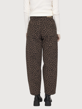 Trouser Printed Barrel Multicolor Woman | Mazine