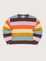 Pullover Striped Multicolor Woman Cotton | Mazine