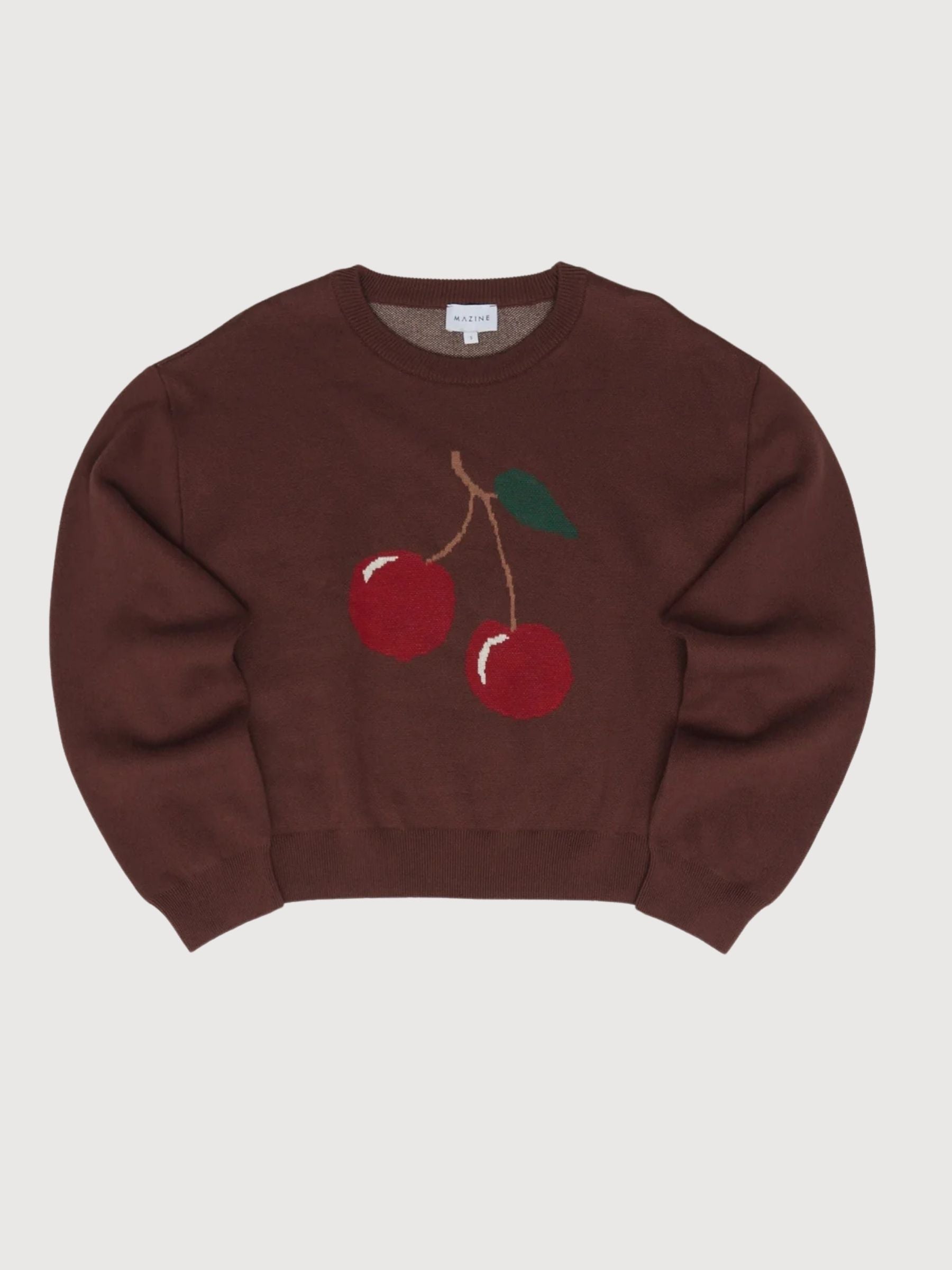 Pullover Icon Marrone Donna Cotone | Mazine