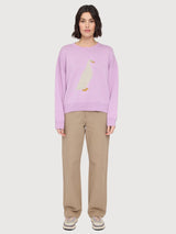 Pullover Icon Light Purple Woman Cotton | Mazine
