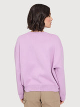 Pullover Icon Light Purple Woman Cotton | Mazine