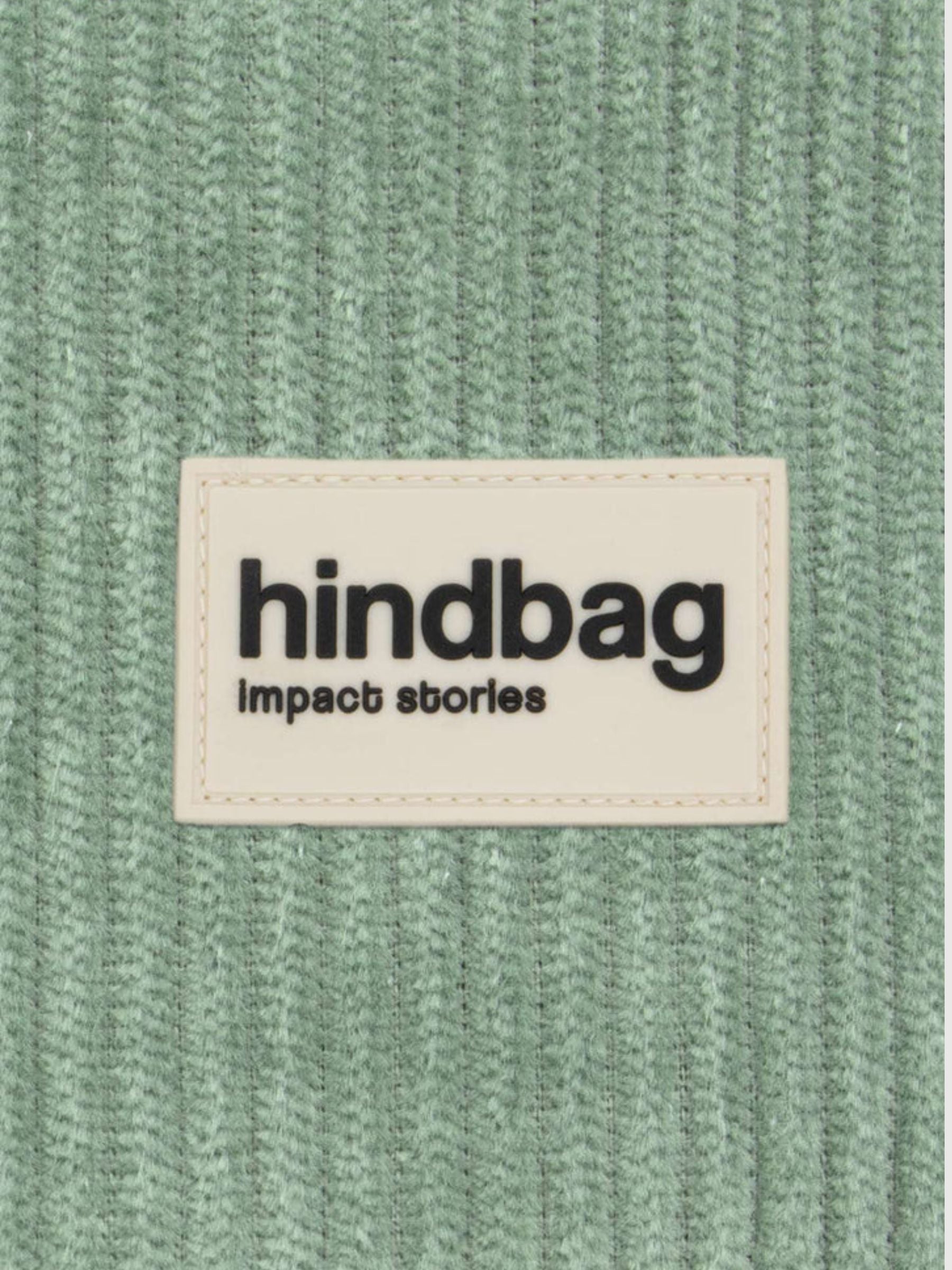 Olivia Sac banane Velours Vert | Hindbag