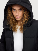 Basic Puffer Coat Black | Mazine