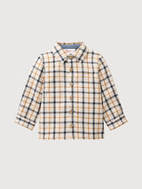 Shirt Flannel Beige Baby | People Wear Organic