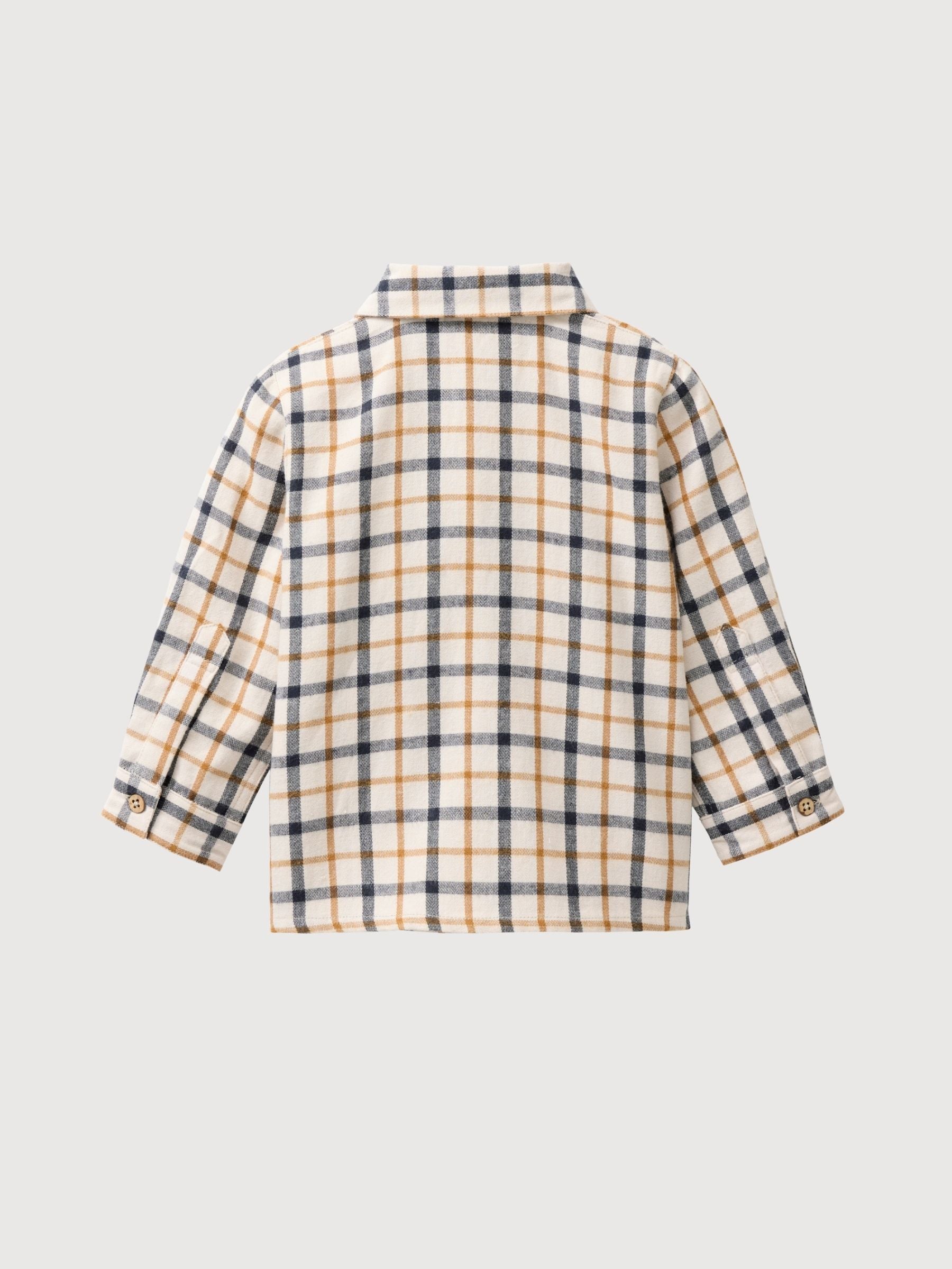 Babyhemd aus Flanell, Beige | People Wear Organic
