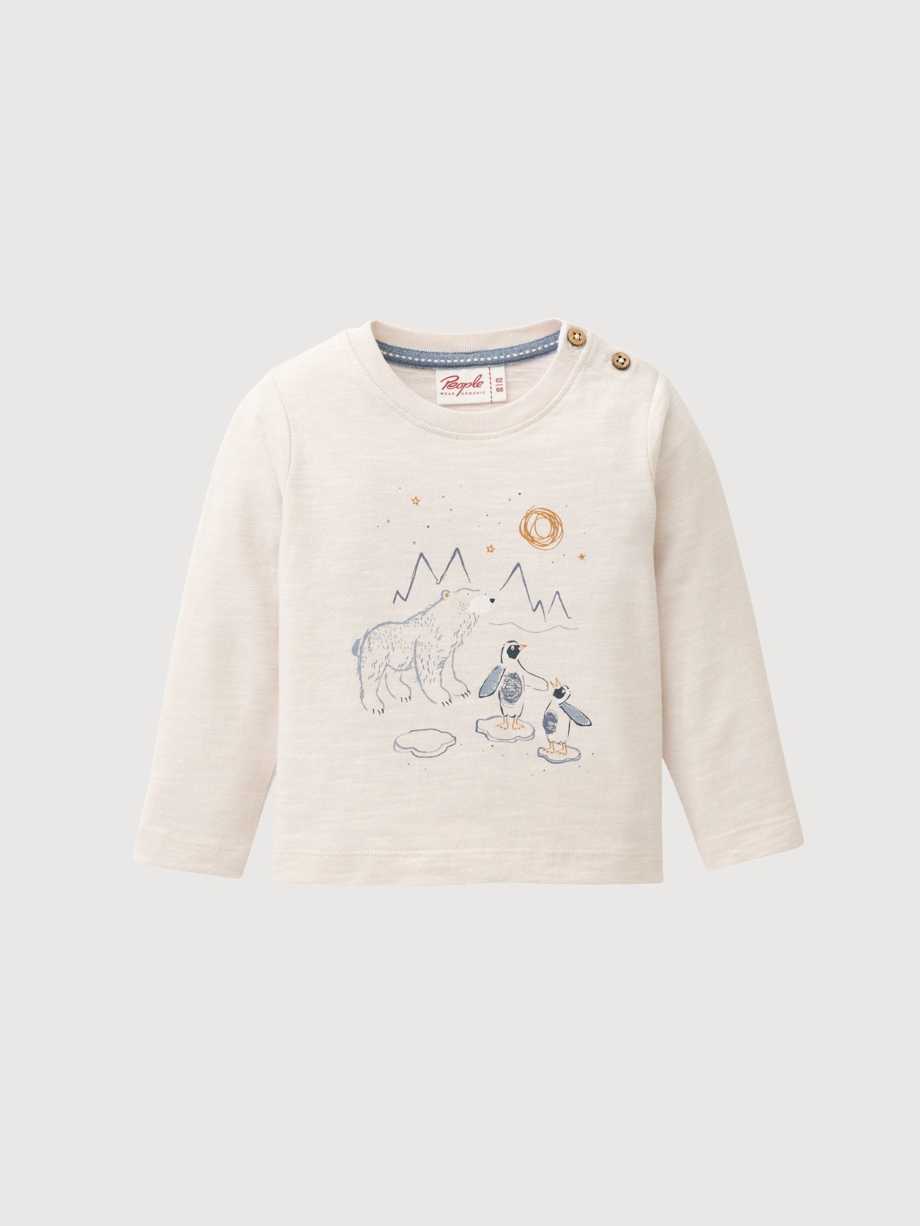 Longsleeve Shirt White Baby | People Wear Organic