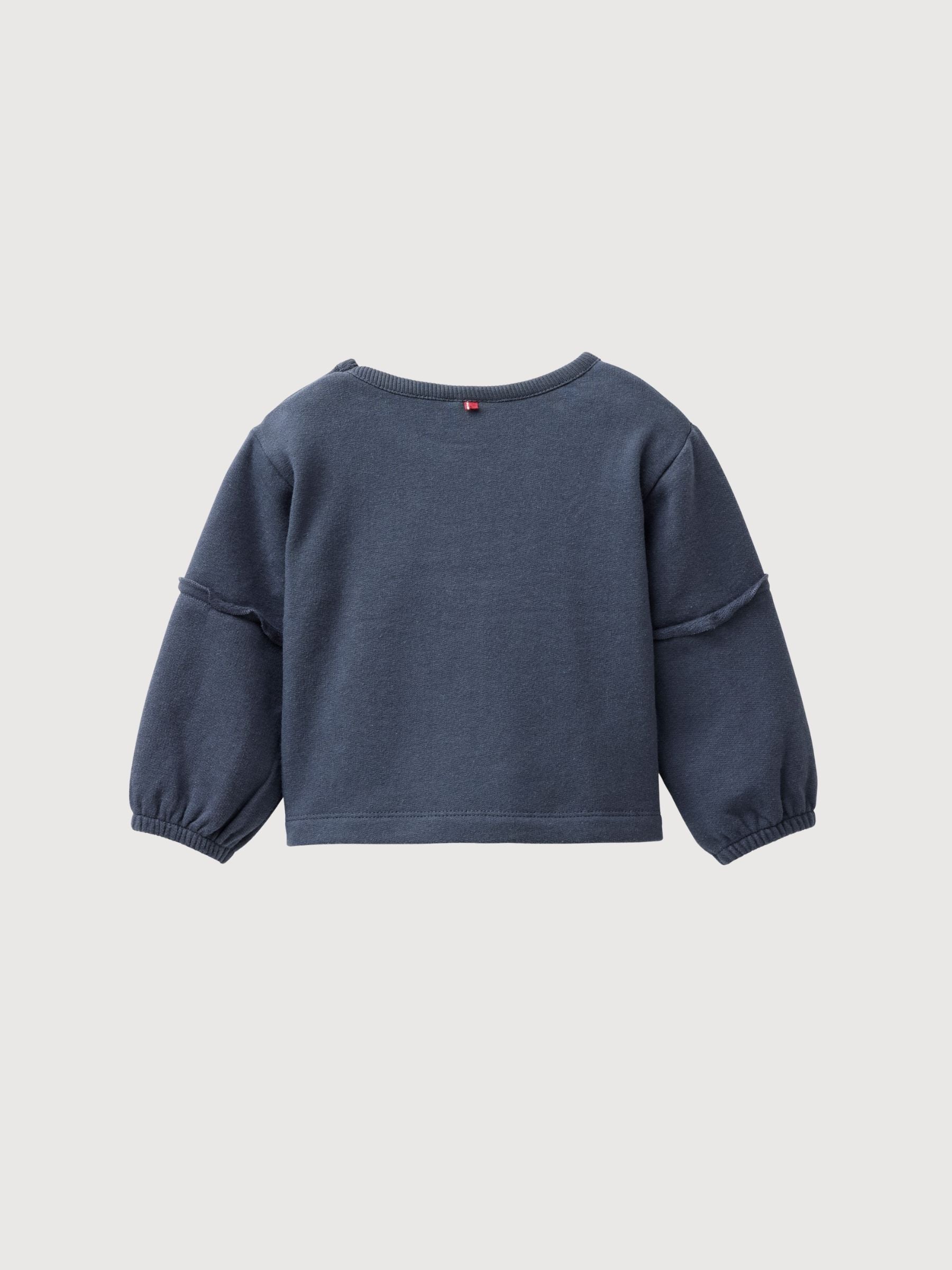 Baby-Sweatshirt, dunkelblau | People Wear Organic