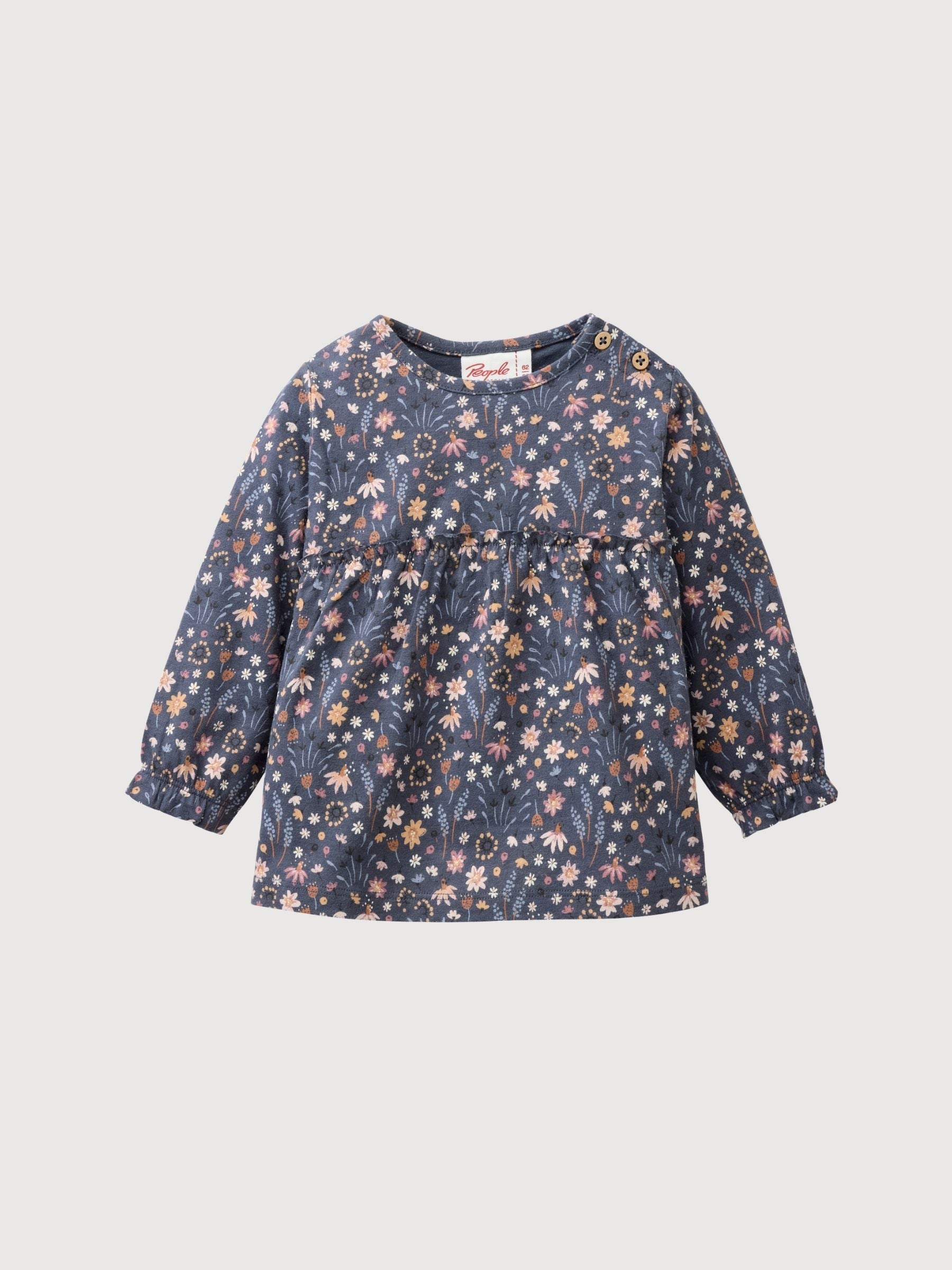 Longsleeve Dark Blue Baby | People Wear Organic